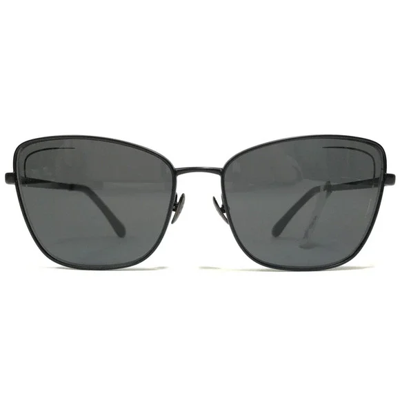 CHANEL Sunglasses 4267 c.101/S4 Black Cat Eye Frames with Black Lenses - Picture 1 of 13